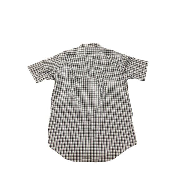 Ralph Lauren Polo Men’s M Custom Fit Plaid Short Sleeve Button Down Shirt Cotton - Picture 5 of 7